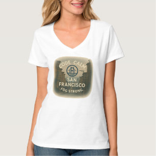 Basic V-Neck   Everyday City Calmwear T-Shirt