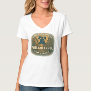 Basic V-Neck Tee   Everyday Philly Power