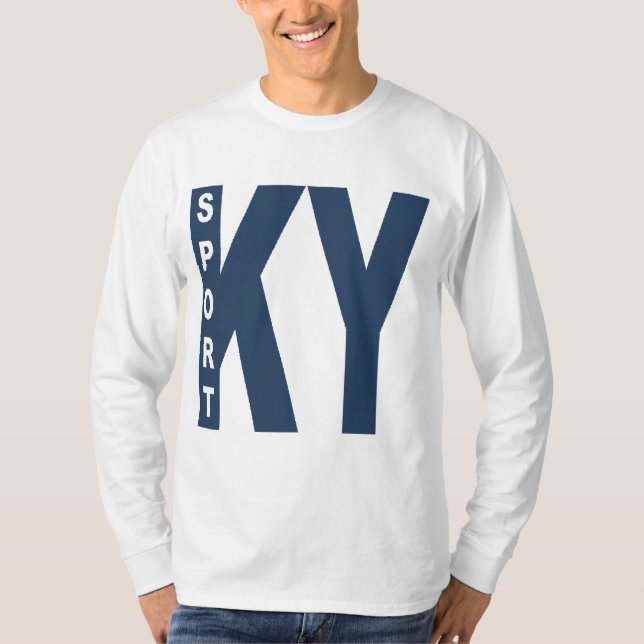 Basic white KENTUCKY SPORT T-shirt (Front)