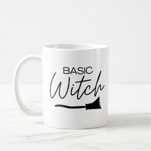 Basic Witch Broom Halloween Gift Coffee Mug