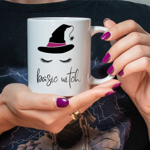Basic Witch Coffee Mug w/ Lashes Halloween Cup