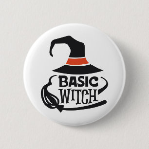 Basic Witch - Halloween 6 Cm Round Badge