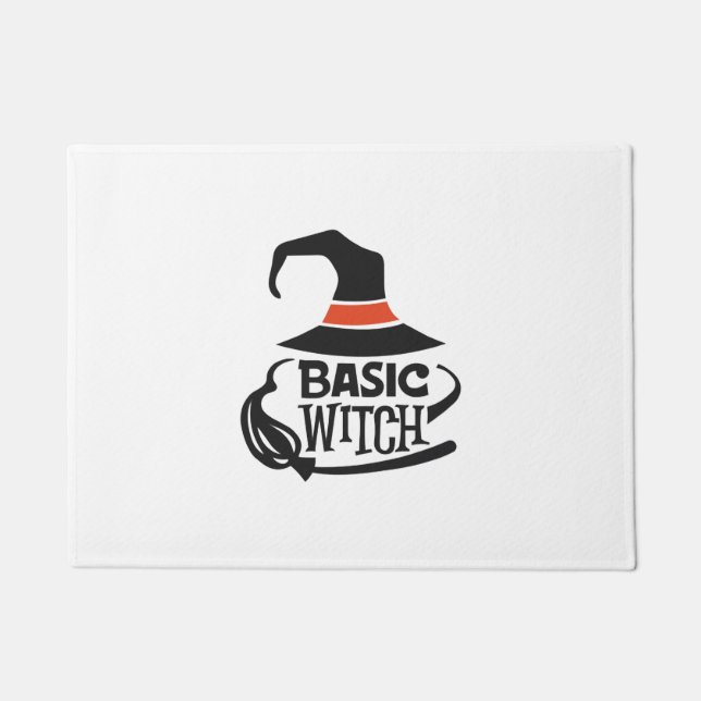Basic Witch - Halloween Doormat (Front)