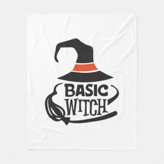 Basic Witch - Halloween Fleece Blanket