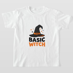 Basic Witch Halloween Hat Design T-Shirt