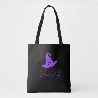 Basic Witch Halloween (Purple)  Tote Bag