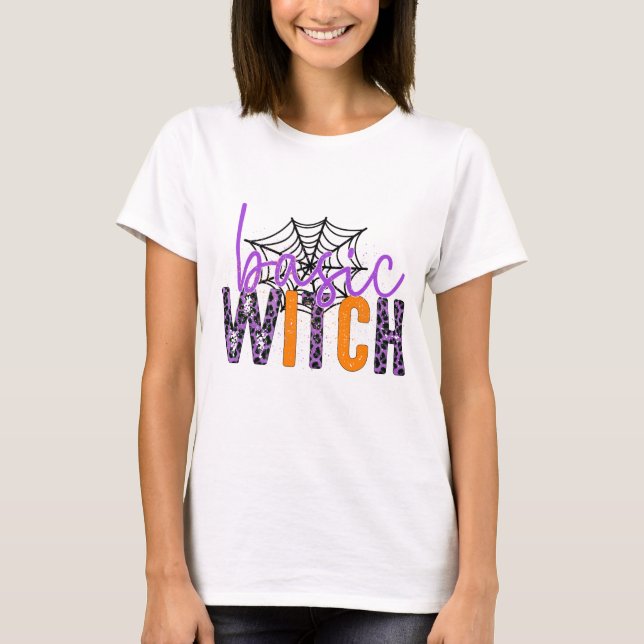 Basic Witch - Halloween T-Shirt (Front)