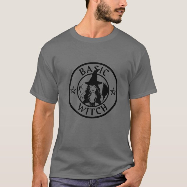 Basic Witch | Halloween Witch Costume For Women | T-Shirt (Front)