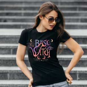 Basic Witch Modern Womens Halloween T-Shirt