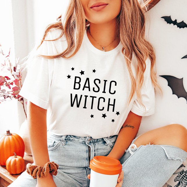 Basic Witch Modern Womens Halloween Tri-Blend Shirt (Creator Uploaded)