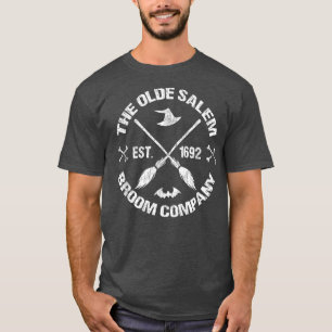 Basic Witch Olde Salem Broom Company Spell Hallowe T-Shirt