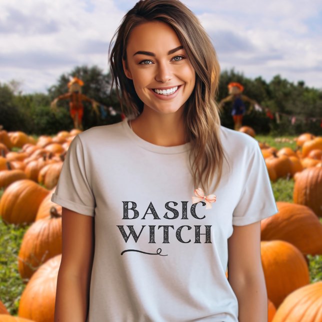 Basic Witch orange bow - cute coquette  T-Shirt (Creator Uploaded)