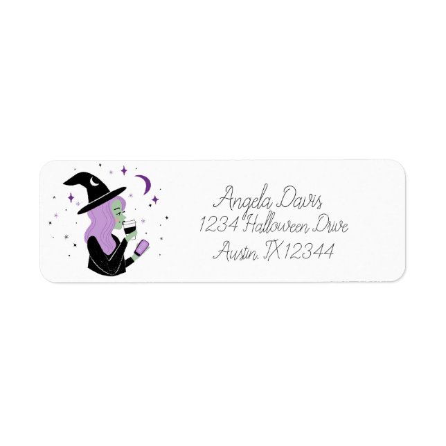 Basic Witch return address (Front)