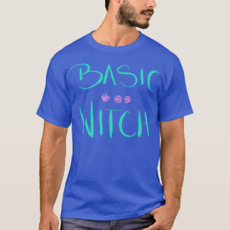 Basic Witch Teal amp Pink T-Shirt