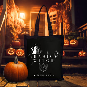 Basic Witch Womens Cute Halloween Tote Bag