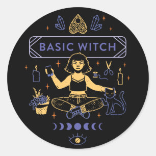 Basic Witches - Camille Chew Classic Round Sticker
