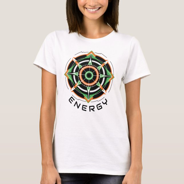 Basic Women's Shirt Futurist Abstract-6 (Front)