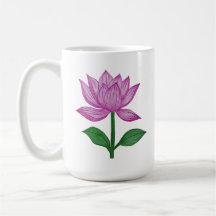 Basic women's t-shirt, with pink flower