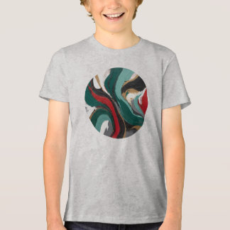 Basic Young Men's Shirt Art Expression-3