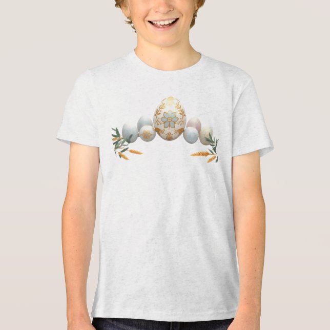 Basic Young Men's Shirt Easter Light (Front)