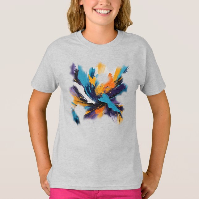 Basic Young Women's Shirt Art Expression-2 (Front)