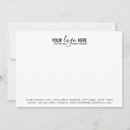 Basic Your Business Company Logo Branding Simple Card