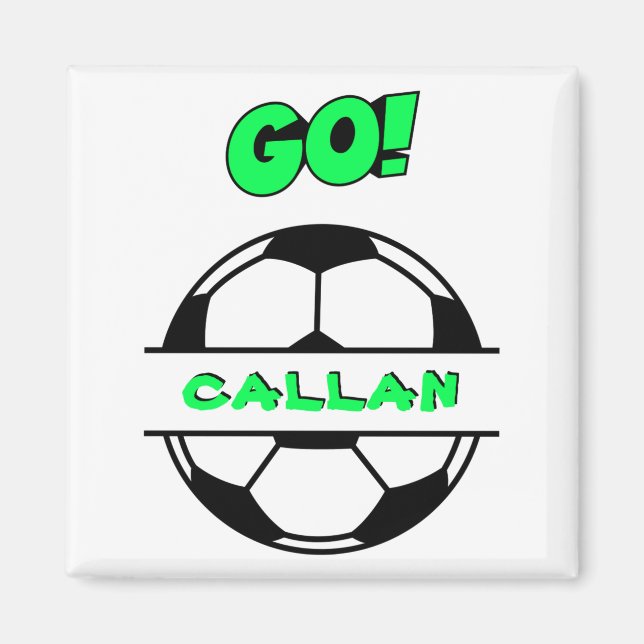 Basic Youth Boys Soccer T Shirt  Magnet (Front)