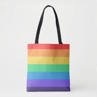 Basically Rainbow Tote Bag