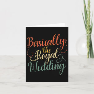 Basically The Royal Wedding Marriage Design For Br Card