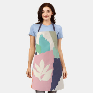 Basil Abstract Artistic Modern Colour Blocks Apron