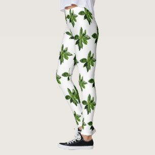 Basil Leaves Leggings