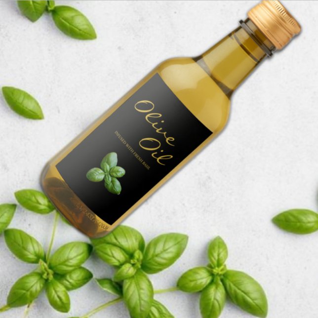 Basil Olive Oil Favour infusion Label (Creator Uploaded)