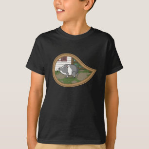 Basil the Pig Kid's and Baby Dark Shirt