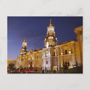Basilica Cathedral of Arequipa, Peru Postcard