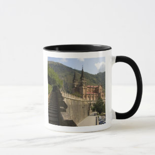 Basilica de Covadonga, northwestern Spain. Mug