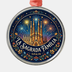 Basílica de la Sagrada Família Spain Metal Tree Decoration