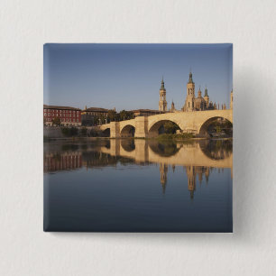 Basilica de Nuestra Senora de Pilar 15 Cm Square Badge