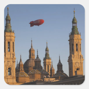 Basilica de Nuestra Senora de Pilar Square Sticker