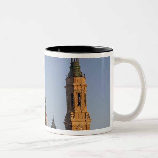 Basilica de Nuestra Senora de Pilar Two-Tone Coffee Mug (Right)