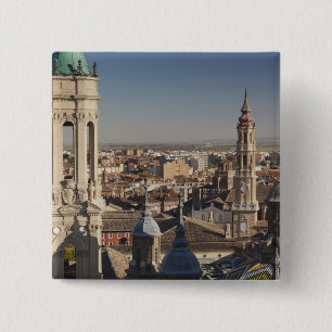 Basilica de Nuestra Senora del Pilar 3 15 Cm Square Badge