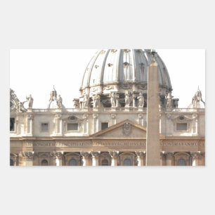 Basilica di San Pietro Rectangular Sticker