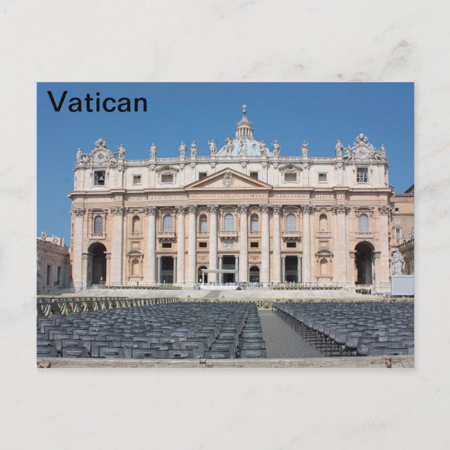 Basilica di San Pietro, Vatican City, Rome, Italy Postcard (Front)