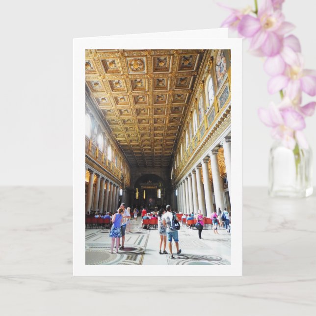 Basilica Di Santa Maria Maggiore, Rome Card (Orchid)