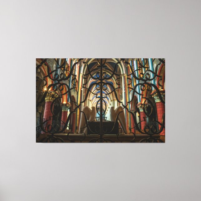 Basilica in Paris Canvas Print (Front)