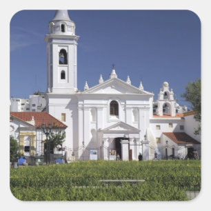 Basilica Nuestra Senora del Pilar in Recoleta Square Sticker