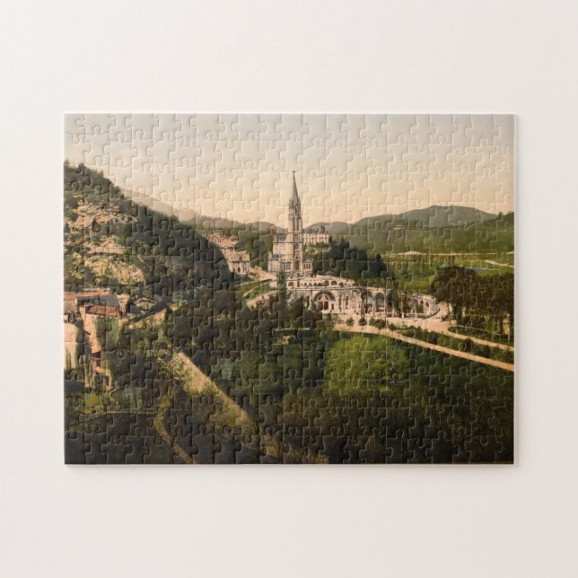 Basilica of Notre Dame, Lourdes, France Jigsaw Puzzle (Horizontal)