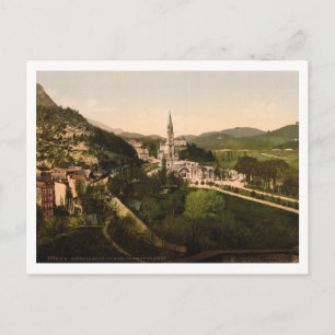 Basilica of Notre Dame, Lourdes, France Postcard
