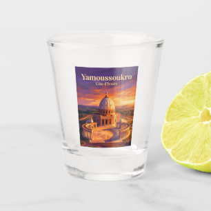 Basilica of Our Lady of Peace Côte d'Ivoire Shot Glass
