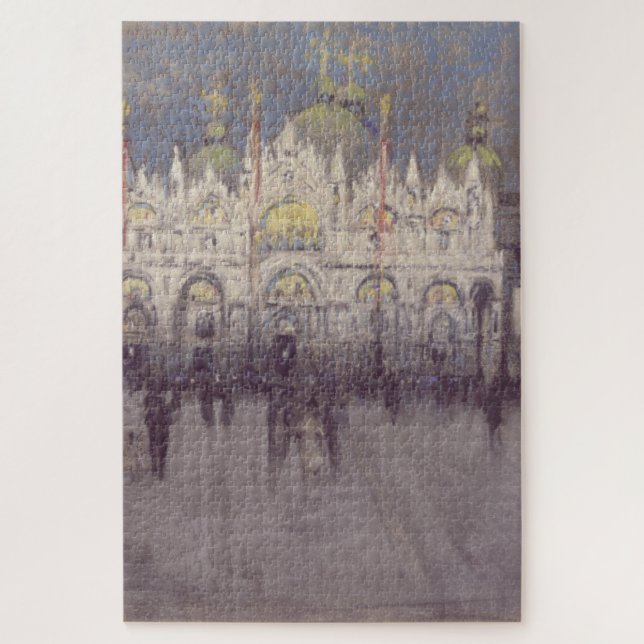 Basilica Of Saint Mark Byzantine Architecture Art Jigsaw Puzzle (Vertical)