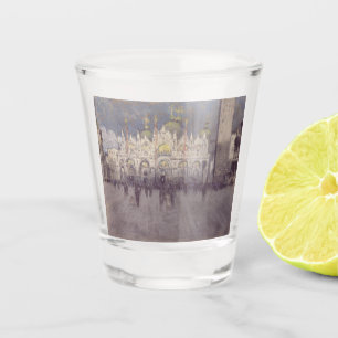 Basilica Of Saint Mark Byzantine Architecture Art Shot Glass
